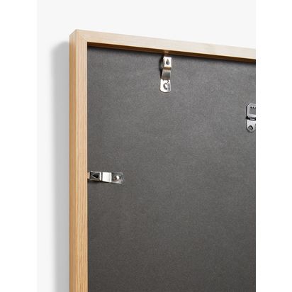 John Lewis Poster Frame & Mount Wood Effect | 82.6 x 62.6 x 2.5cm