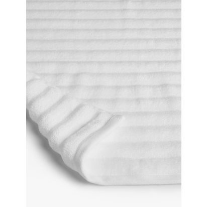 John Lewis Luxury Spa Towels containing TENCEL™ Modal White | H30 x W30cm