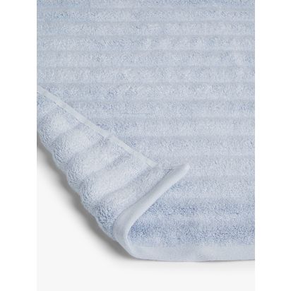 John Lewis Luxury Spa Towels containing TENCEL™ Modal Pale Pacific | H30 x W30cm
