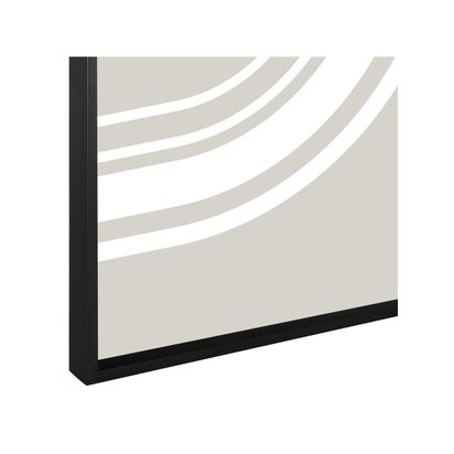 John Lewis Aluminium Poster Frame Black | 50 x 40 x 2.5cm