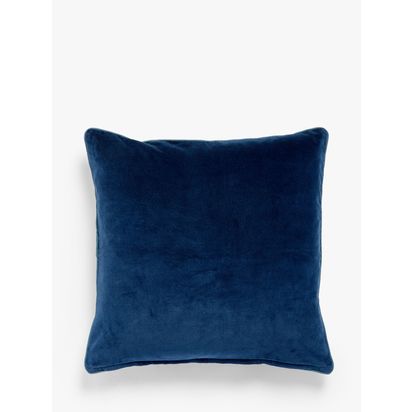John Lewis Archive Floral Cushion Navy | 50 x 50cm