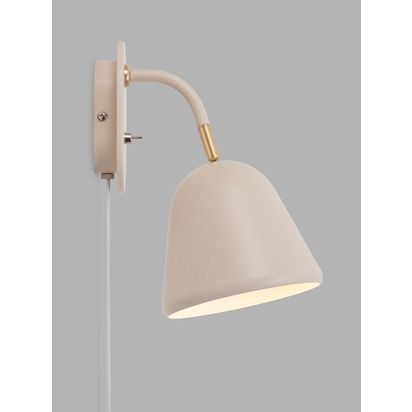 Nordlux Fleur Wall Light, Beige Beige | H26.4 x W15.3 x D21.2cm