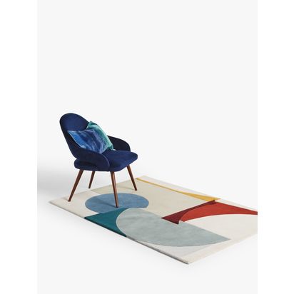 John Lewis Collage Connect Hand Tufted Rug Multi | L300 x W200cm