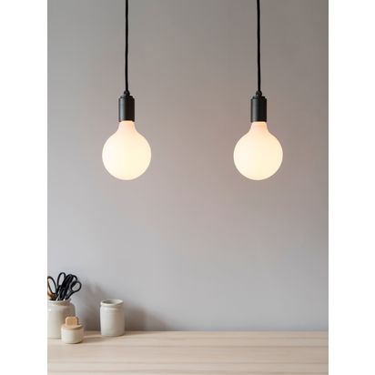 Tala 6W Porcelain III ES LED Dimmable Globe Bulb White | H17.5 x W8 x D17.5cm