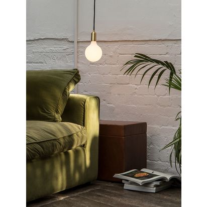 Tala 6W Porcelain III ES LED Dimmable Globe Bulb White | H17.5 x W8 x D17.5cm