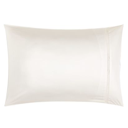 John Lewis Soft and Silky Garda Lattice Stitch Egyptian Cotton 400 Thread Count Bedding Cream | H200.00cm * W200.00cm