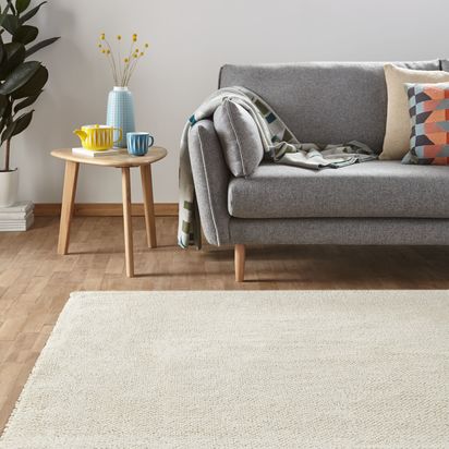 John Lewis Mini Beans Rug Ivory | W200 x D300cm