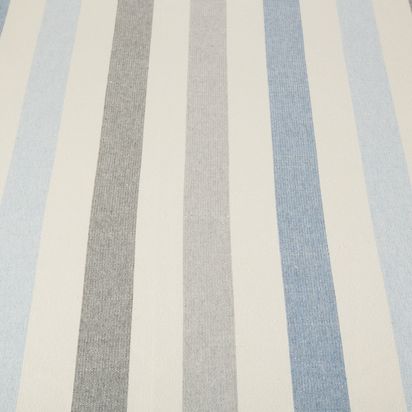 John Lewis Penzance Stripe Furnishing Fabric Blue | W140cm