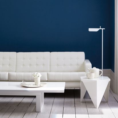 The Little Greene Paint Company Absolute Matt Emulsion, Strong Blues Royal Navy (257) | Tester Pot