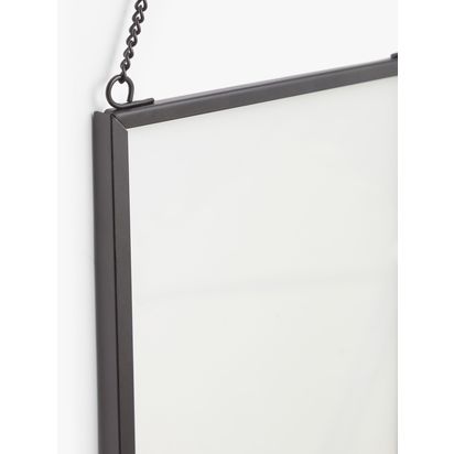 John Lewis ANYDAY Wall-Mounted Hanging Photo Frame, Black Black | 5 x 7" (13 x 18cm)