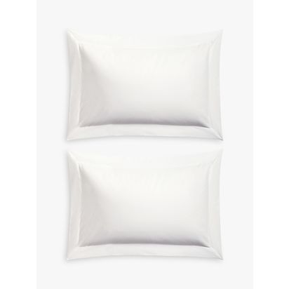 John Lewis Pure Cotton Bedding White | H33.00cm * W26.00cm * D35.00cm