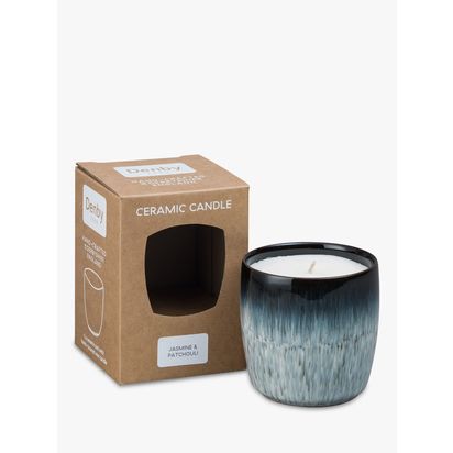Denby Halo Candle, 540g, Black/Multi Black/Multi | H9 x Dia.9cm