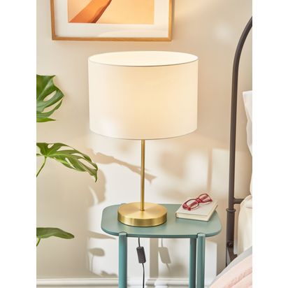 John Lewis Mimi Lampshade, Dia.35cm Cream | H22 x Dia.35cm