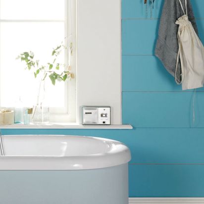 The Little Greene Paint Company Absolute Matt Emulsion Grey Blues Tester Pot Celestial Blue (101) | 60ml