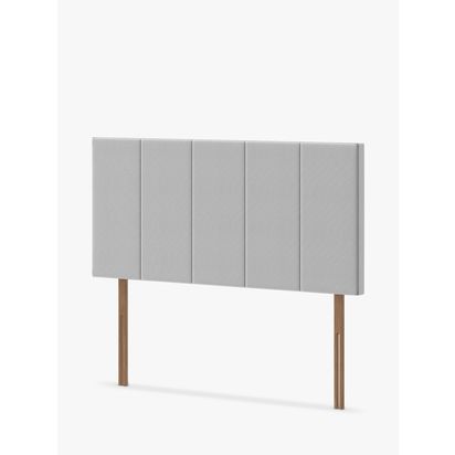 Silentnight Bresica Strutted Headboard, King Size Light Grey | H69 x W151 x D9cm