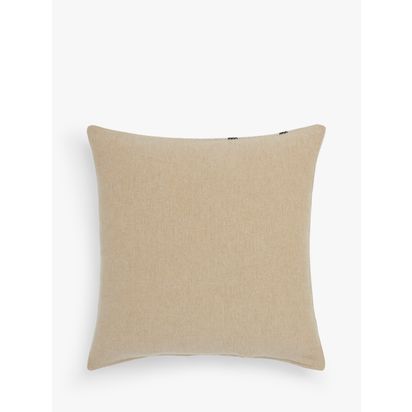 John Lewis Linen Stripe Cushion, Natural Natural | 45 x 45cm