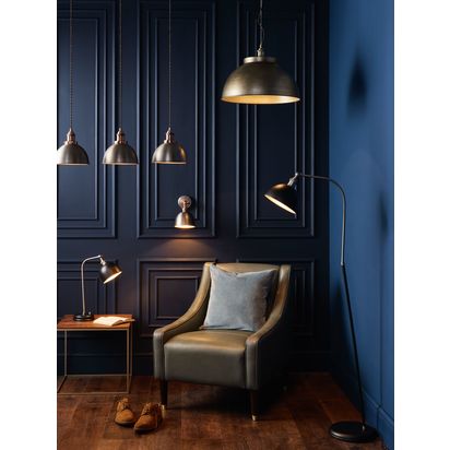 John Lewis Baldwin Floor Lamp Black | H154.50 x W27 x D39.50cm