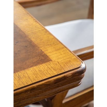 John Lewis Hemingway 6-10 Seater Extending Dining Table Dark Stain | H76 x W200-290 x D107cm