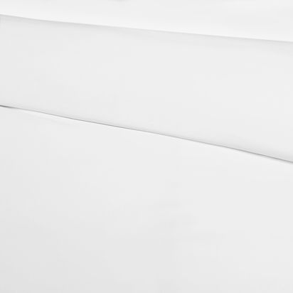 The Ultimate Collection Luxury Egyptian Cotton Sateen 1000 Thread Count Bedding, White White | Single Duvet Cover
