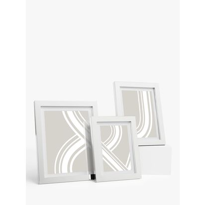 John Lewis Box Photo Frame, Silver Plated Silver | 25.8 x 20.8 x 2.1cm