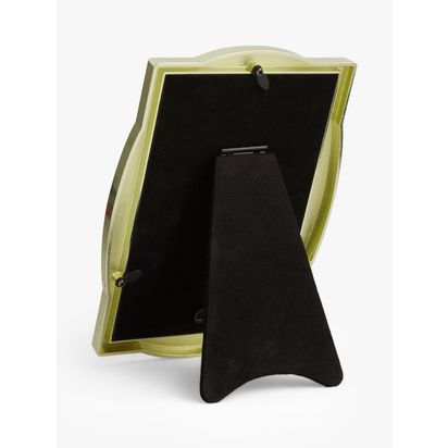 John Lewis Enamel & Metallic Edge Photo Frame, 4 x 6" (10 x 15cm), Green Green | H18 x W13.4 x D1.4cm