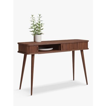John Lewis Grayson Storage Console Table Dark | H74 x W120 x D35cm