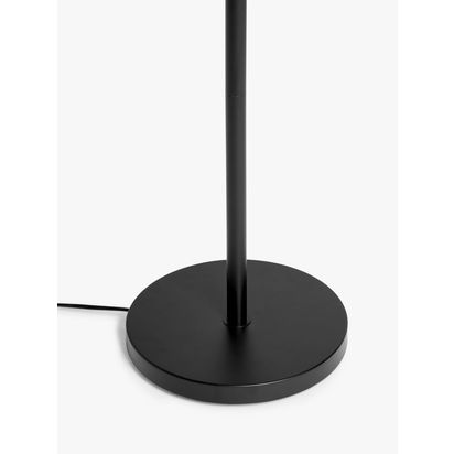 John Lewis Tapered Shade Floor Lamp, Black/Brass Black/Brass | H150 x Dia.50.5cm