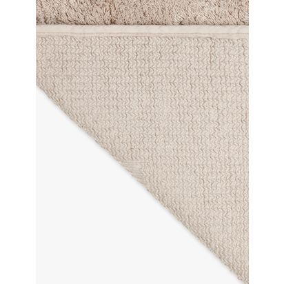 John Lewis Micro-Fresh Extra Large Deep Pile Bath Mat Stone | L70 x W140cm
