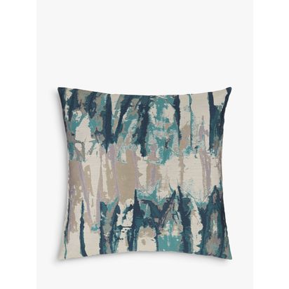 Harlequin Takara Cushion Teal / Ink | H50 x W50cm