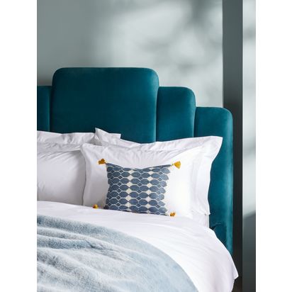 John Lewis Tassel Ikat Cushion Multi | 30 x 40cm