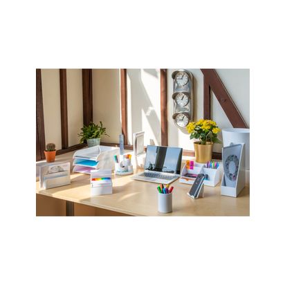 Osco Bookends, White, Set of 2 White | H17 x W12 x D12cm