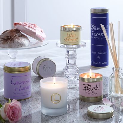 Lily-flame Blush Reed Diffuser, 100ml | H25 x W8 x D8cm