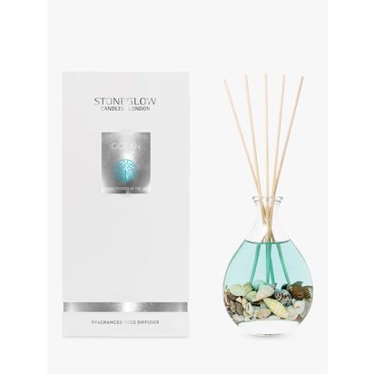 Stoneglow Natures Gift Ocean Reed Diffuser, 180ml Multi | H15 x W9cm