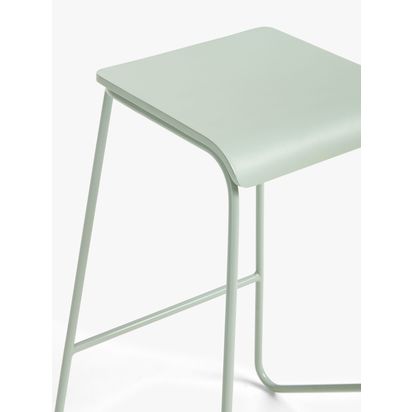 John Lewis ANYDAY Spot Bar Stool Dusty Green | H65 x W42 x D42cm