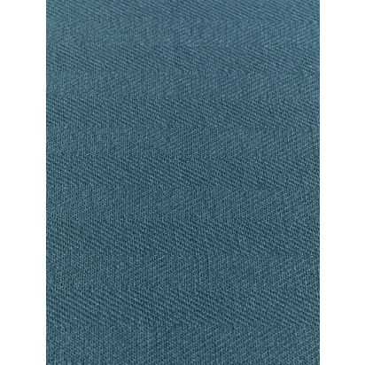 John Lewis Herringbone Cotton Tablecloth Dark Blue | L250 x W160cm