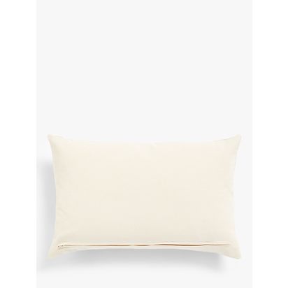 John Lewis Collage Sticks Cushion Blue | 35 x 55cm