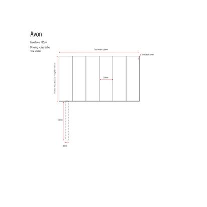 Koti Home Avon Upholstered Headboard, King Size Luxe Velvet Rust | H114 x W153.8 x D5cm