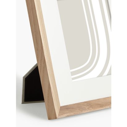 John Lewis Isla Photo Frame & Mount, FSC-Certified (Oak Wood) Natural | 16 x 21 x 2.6cm