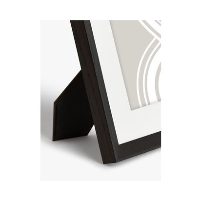 John Lewis Isla Photo Frame & Mount, FSC-Certified (Oak Wood) Black | 16 x 21 x 2.5cm
