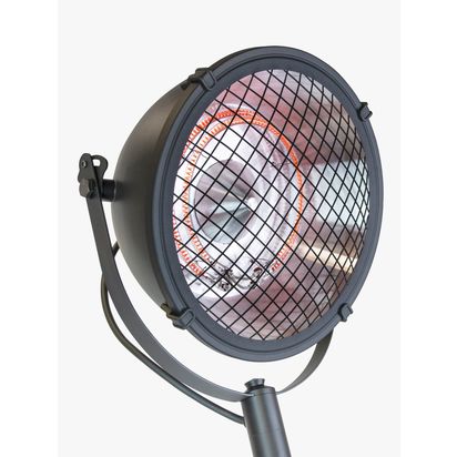 KETTLER Kalos Floor Standing Electric Patio Heater, Black Black | H210 x Dia.45cm