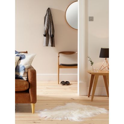 John Lewis Icelandic Sheepskin Rug, Large Ivory | L95-105 x W65-70 x D9 cm as this is a natural product there will be a slight variance in size of each rug