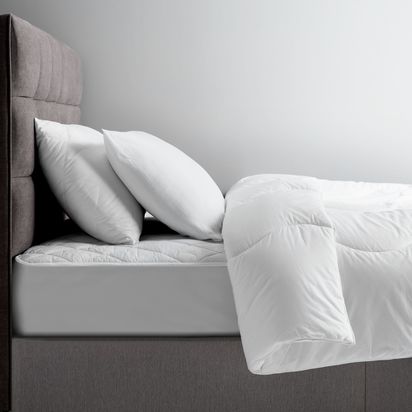 John Lewis Microfibre Duvet, 10.5 Tog White | H28 x W28 x D28cm
