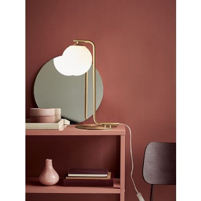 Nordlux Grant Table Lamp, White/Brass White/Brass | H41 x W20 x D14.5cm