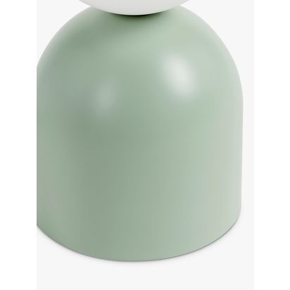 John Lewis Lupo Touch Table Lamps, Set of 2 Green | H24 x W12 x D12cm