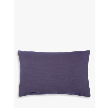 John Lewis Nordic Houses Cushion, Blue / Multi Blue / Multi | 35 x 55cm