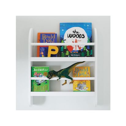 Great Little Trading Co Greenaway Mini Bookcase, White White | H60 x W50 x D12cm