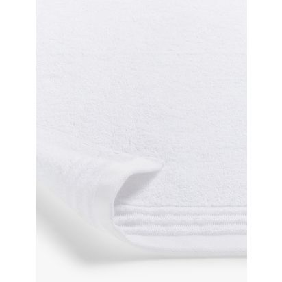 John Lewis Quick Dry 4 Piece Towel Bale, White White | Hand Towel: L90 x W50cm, Bath Towel: L140 x W70cm
