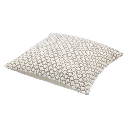 John Lewis Weave Cushion, Natural Natural | 50 x 50cm