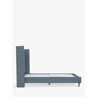 Gallery Direct Doddington Upholstered Bed Frame, Super King Size Wedgewood | H135 x W200 x D213cm