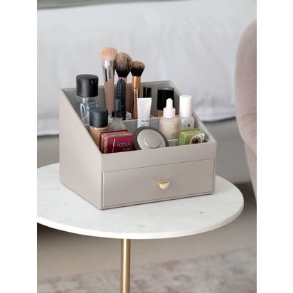 Stackers Make Up Organiser Taupe | H19 x W25 x D18cm